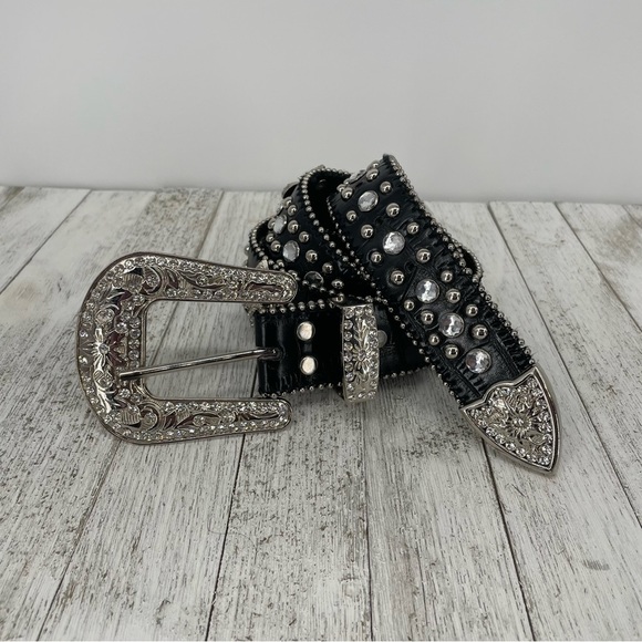 Western Cowgirl Blink Belt Accessories - Western Cowgirl Bling Belt Size Medium